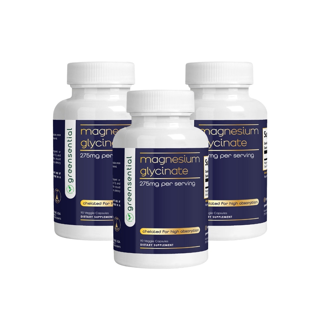 Magnesium Glycinate 275mg - 90 Veggie Capsules