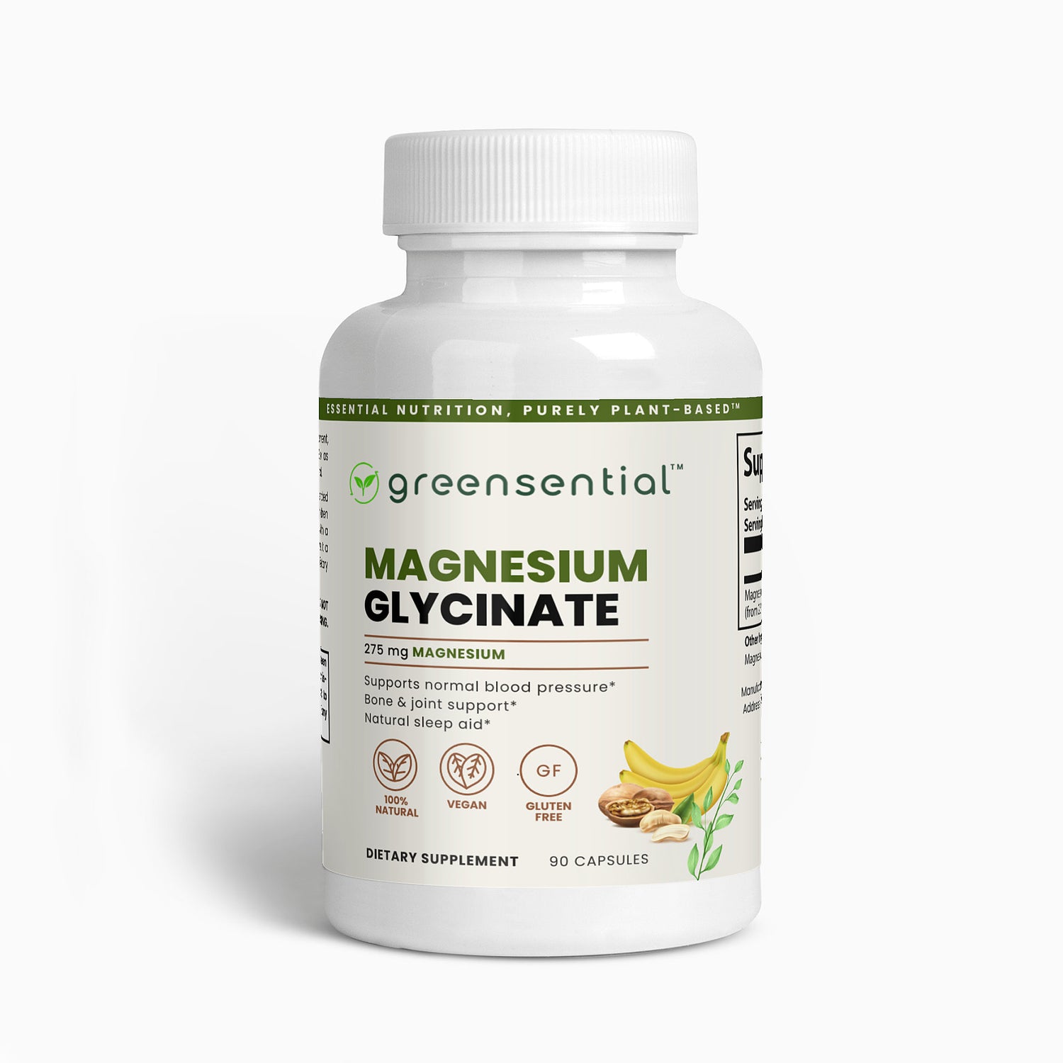 Greensential Magnesium Glycinate bottle