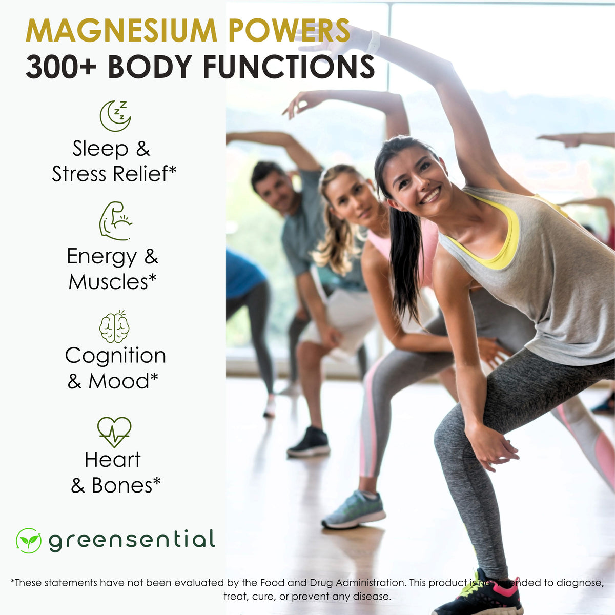 Magnesium Complex 500mg, 120 Capsules