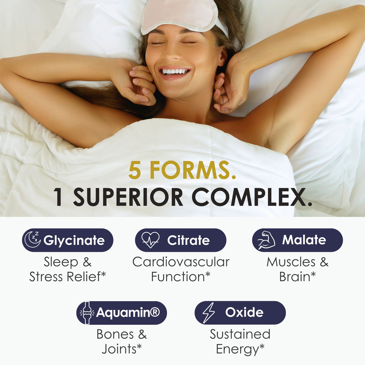 Magnesium Complex 500mg, 120 Capsules