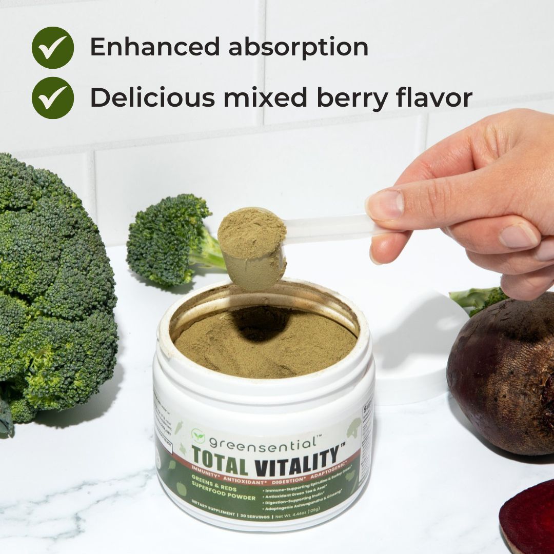 Total Vitality™ Greens & Reds Superfood Powder